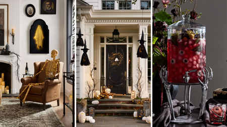 Scenes from Pottery Barn's Halloween collection 