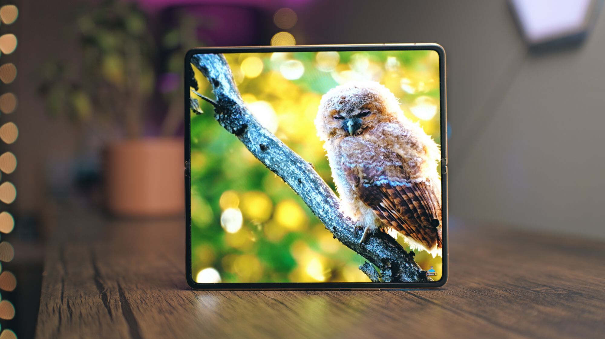 Honor Magic V6 smartphone in gold