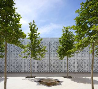 The ‘Garden of Light’ inspired by Islamic courtyards of Spain, at the Aga Khan Centre in King’s Cross