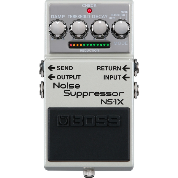 A Boss NS-1X Noise Suppressor pedal