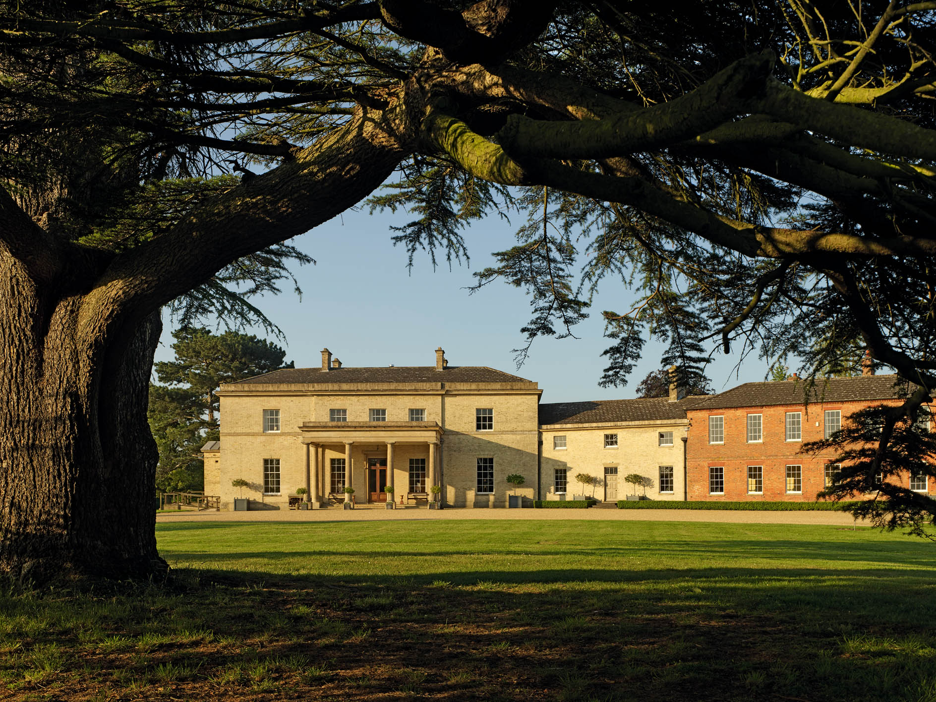 The entrance front at Stubton Hall. ©Paul Highnam / Country Life Picture Library