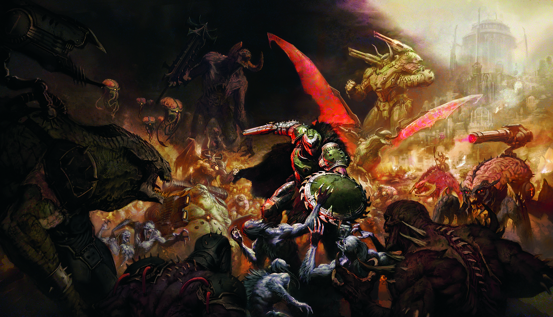 Doom the Dark Ages cover art tutorial