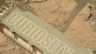 The Curiosity rover captured this image shortly before a computer glitch on Feb. 15 put a damper on science for the weekend.