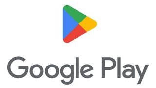 The new Google Play logo on a white background