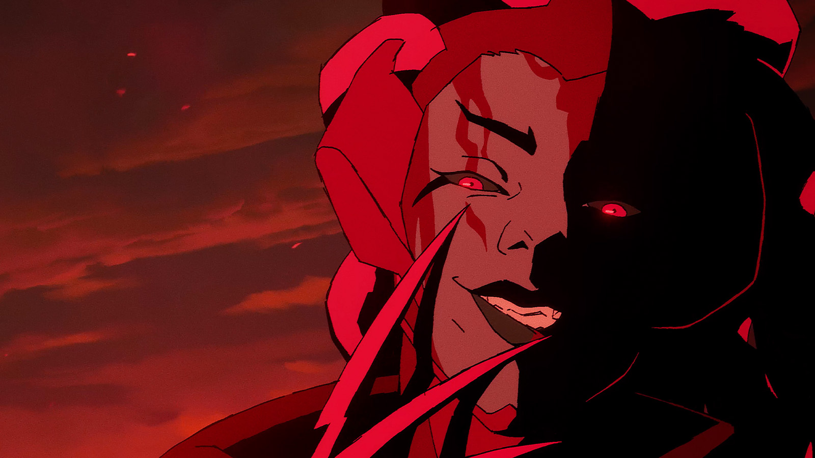 Screens from Warframe animation Jade Shadows