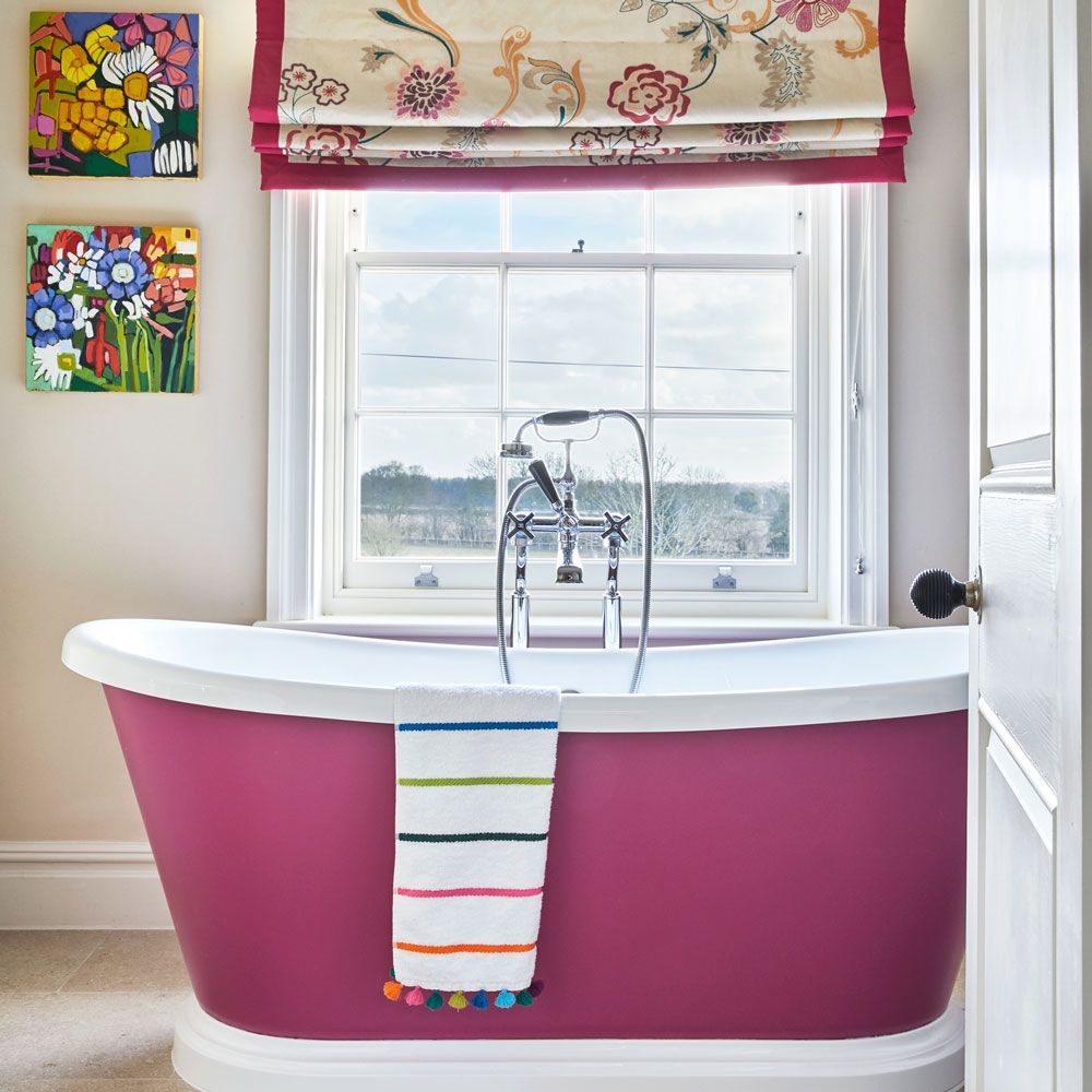 Pink bathroom ideas: on-trend schemes in blush, fuchsia and coral tones ...