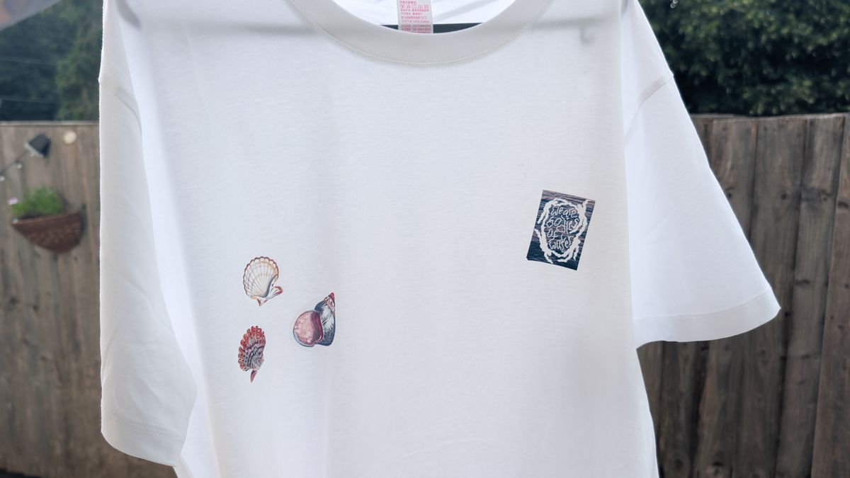 Prints created using the Inkwon Tag portable printer