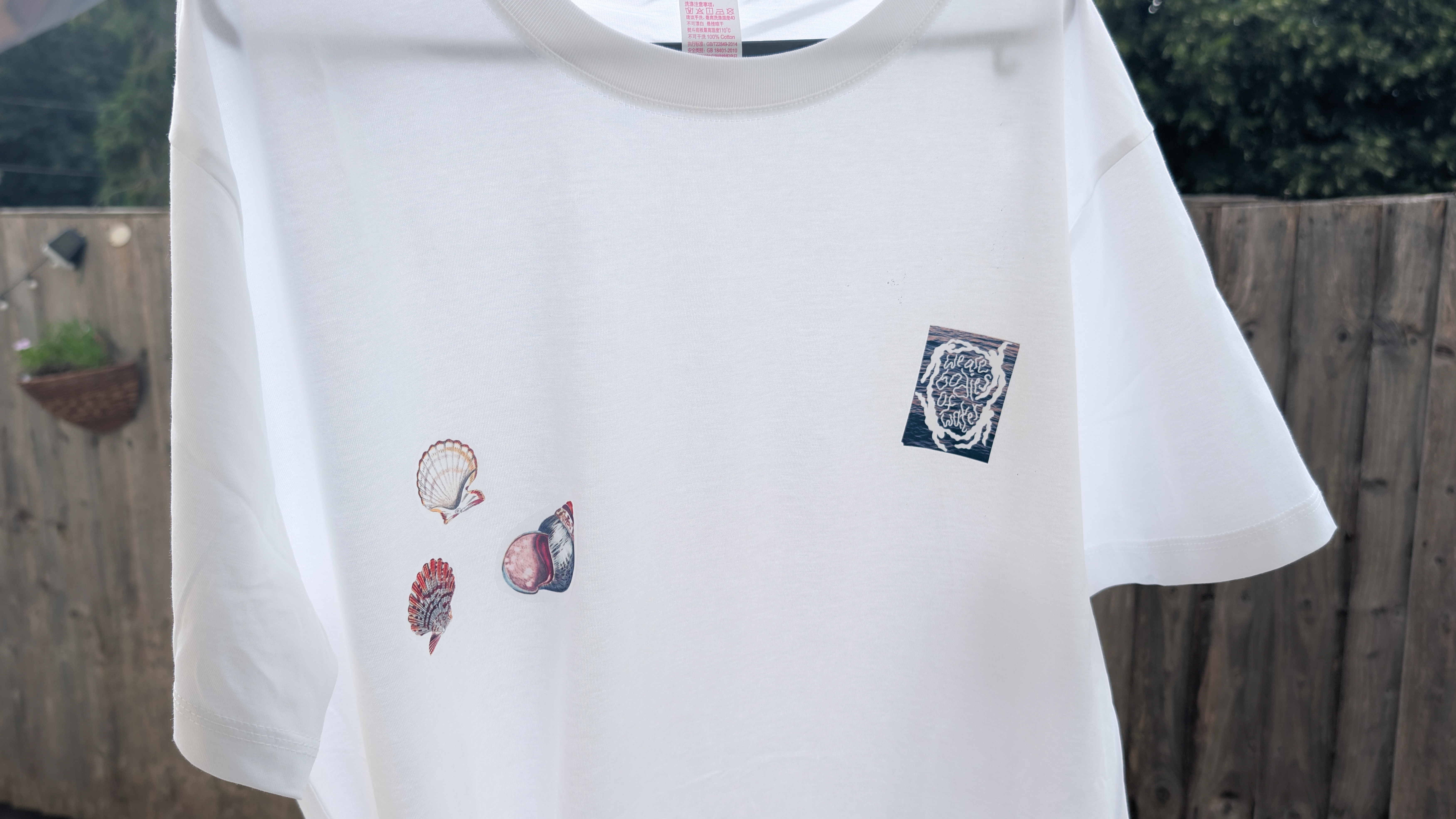 Prints created using the Inkwon Tag portable printer
