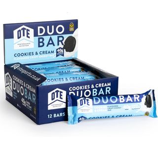 For those with a sweet tooth the OTE Duo Bars in the cookies and cream flavour