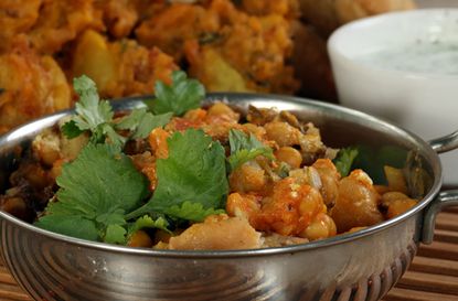 Chickpea and potato curry