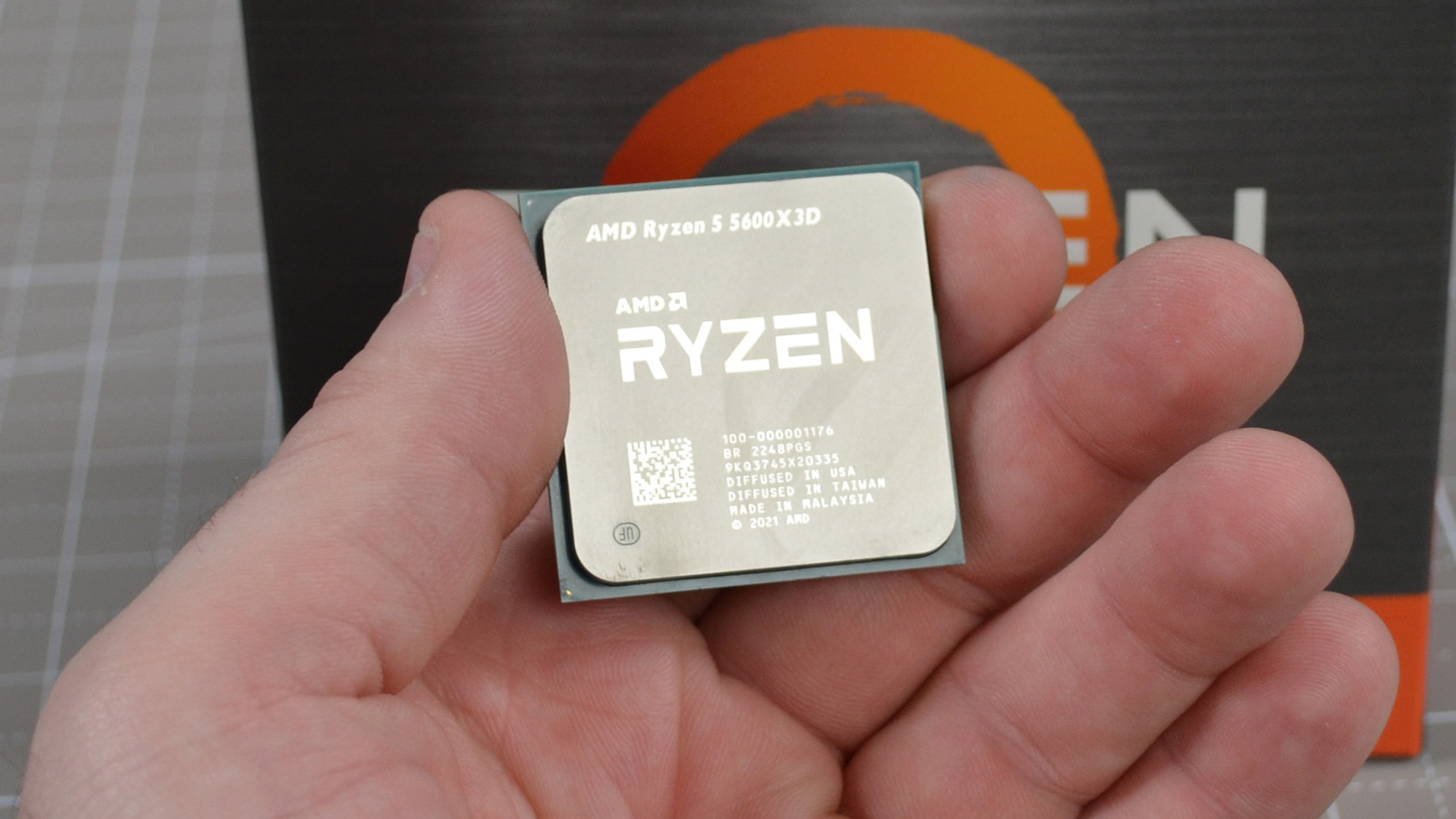 An AMD Ryzen 5 5600X3D