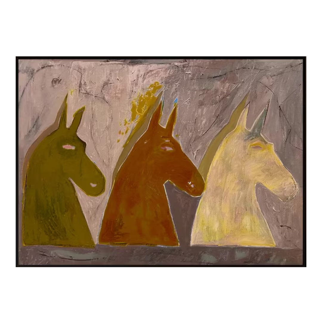 CanvasArtPotrait, Abstract Horse Painting