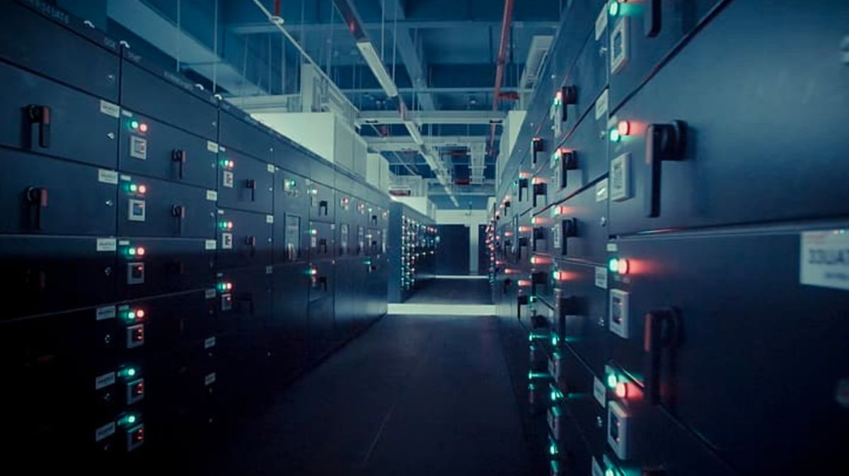 Safety deposit boxes in a storage facility