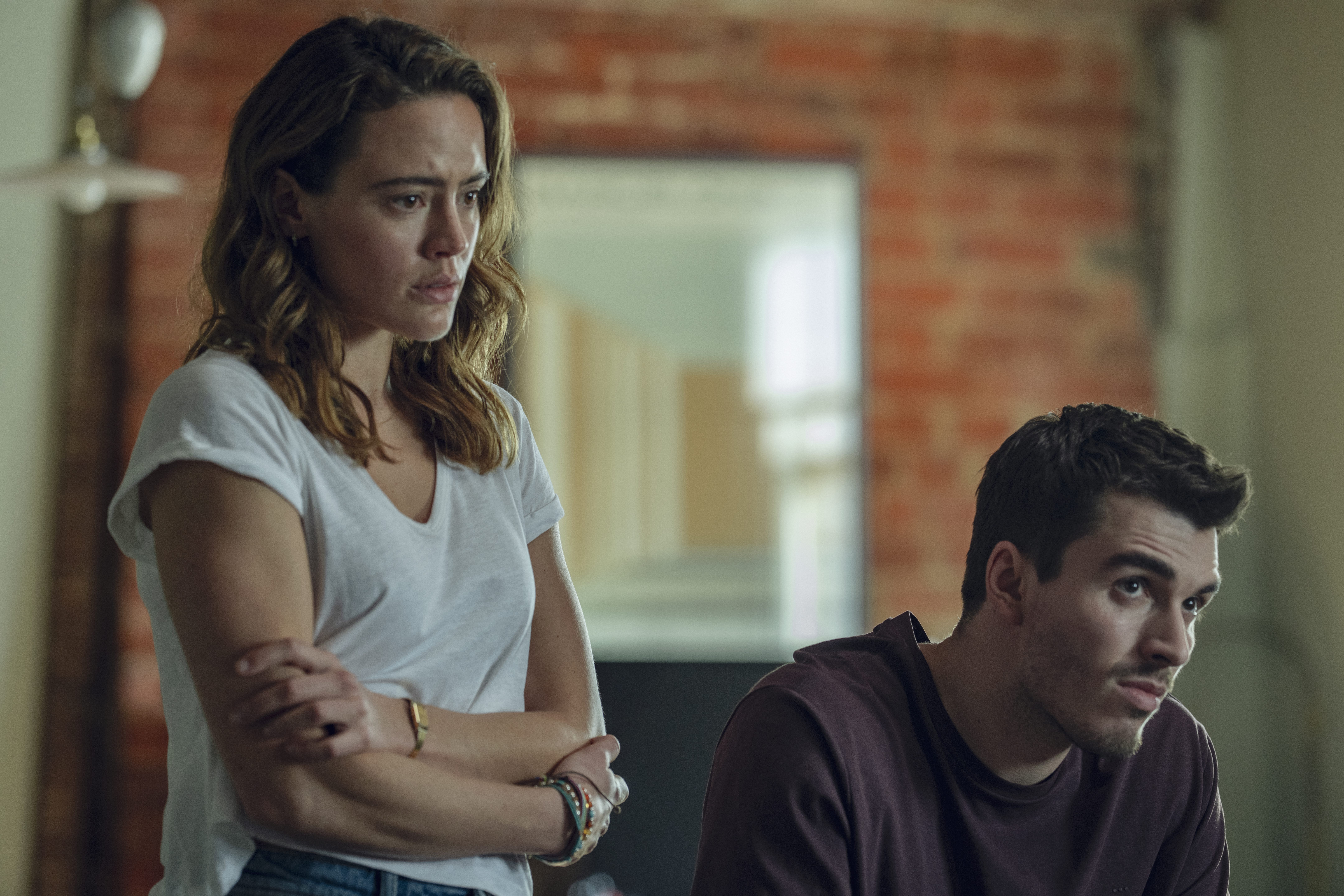 saskia and matheo look concerned in hostage