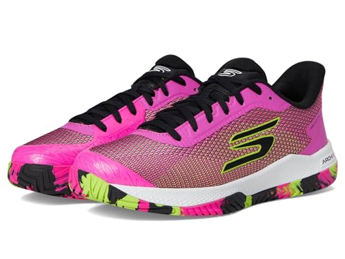 Skechers Women's Pickleball Viper Court Pro 2.0 Sneaker, Hot Pink, 8 Medium