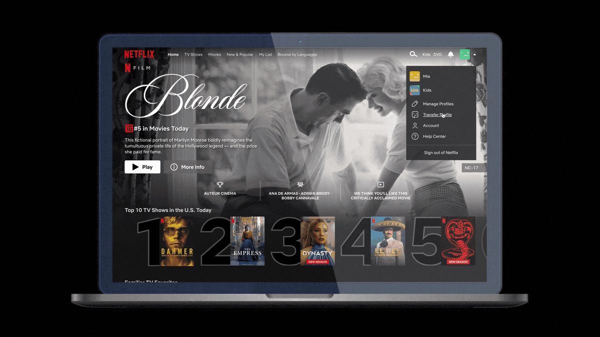 Password share on Netflix? The new Profile Transfer feature is aimed at you