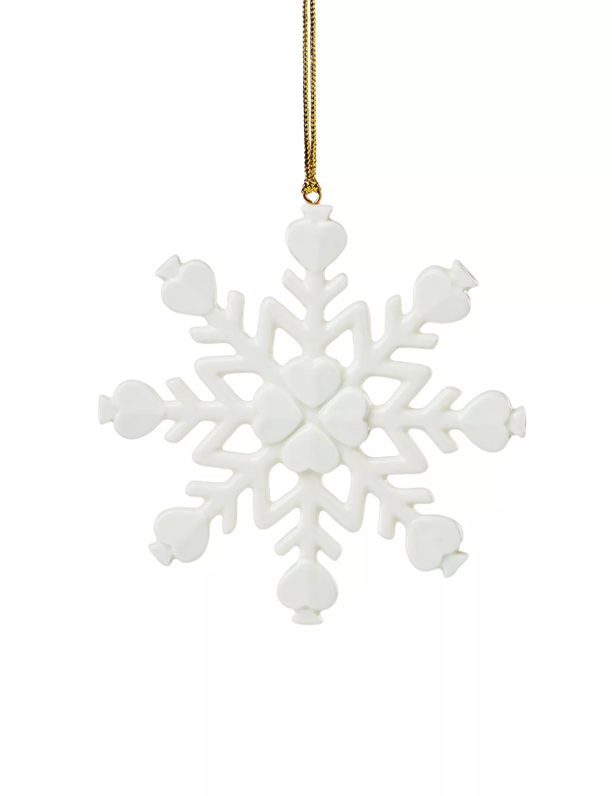 Kate Spade Be Jolly Snowflake Ornament