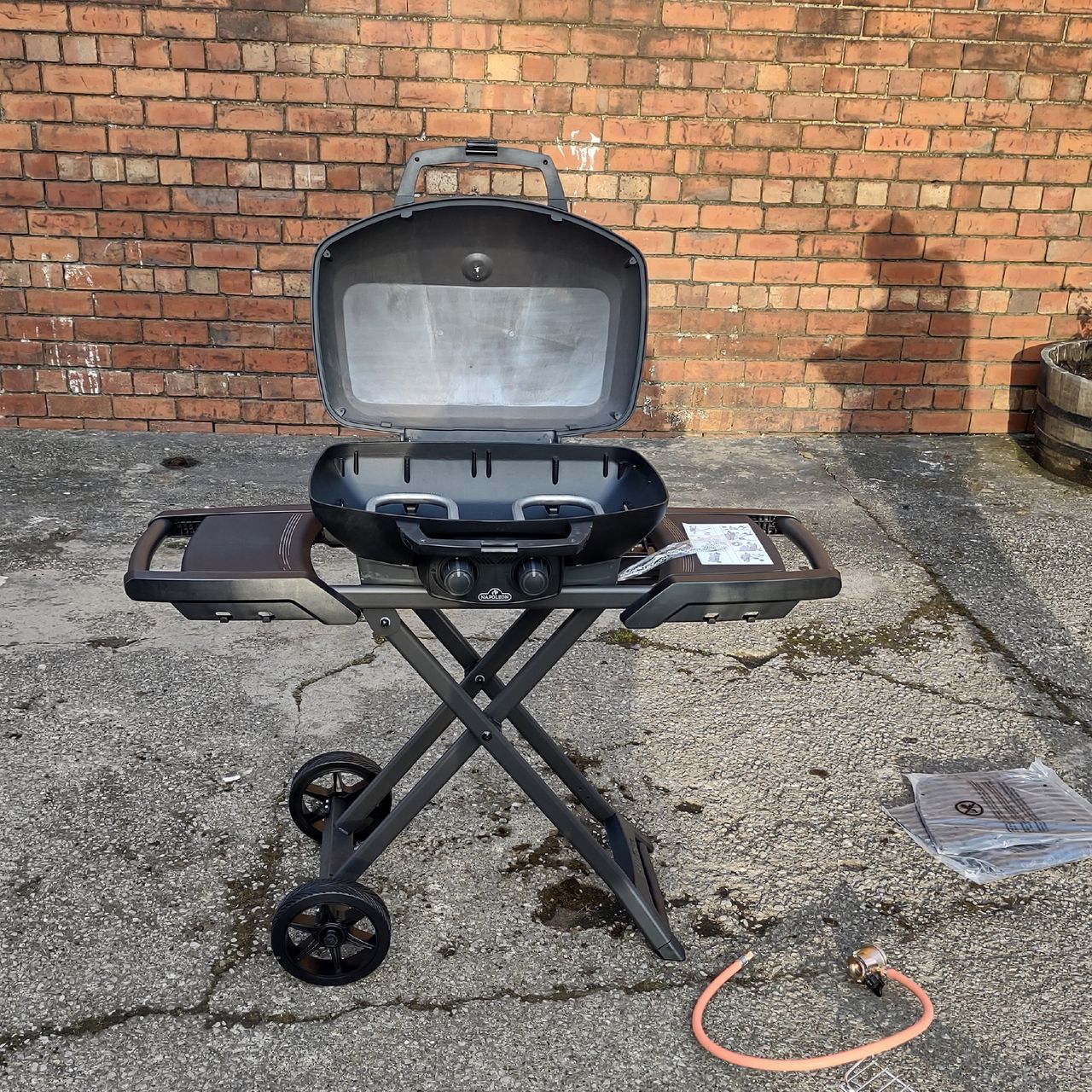 The Napoleon TravellerQ being tested at home