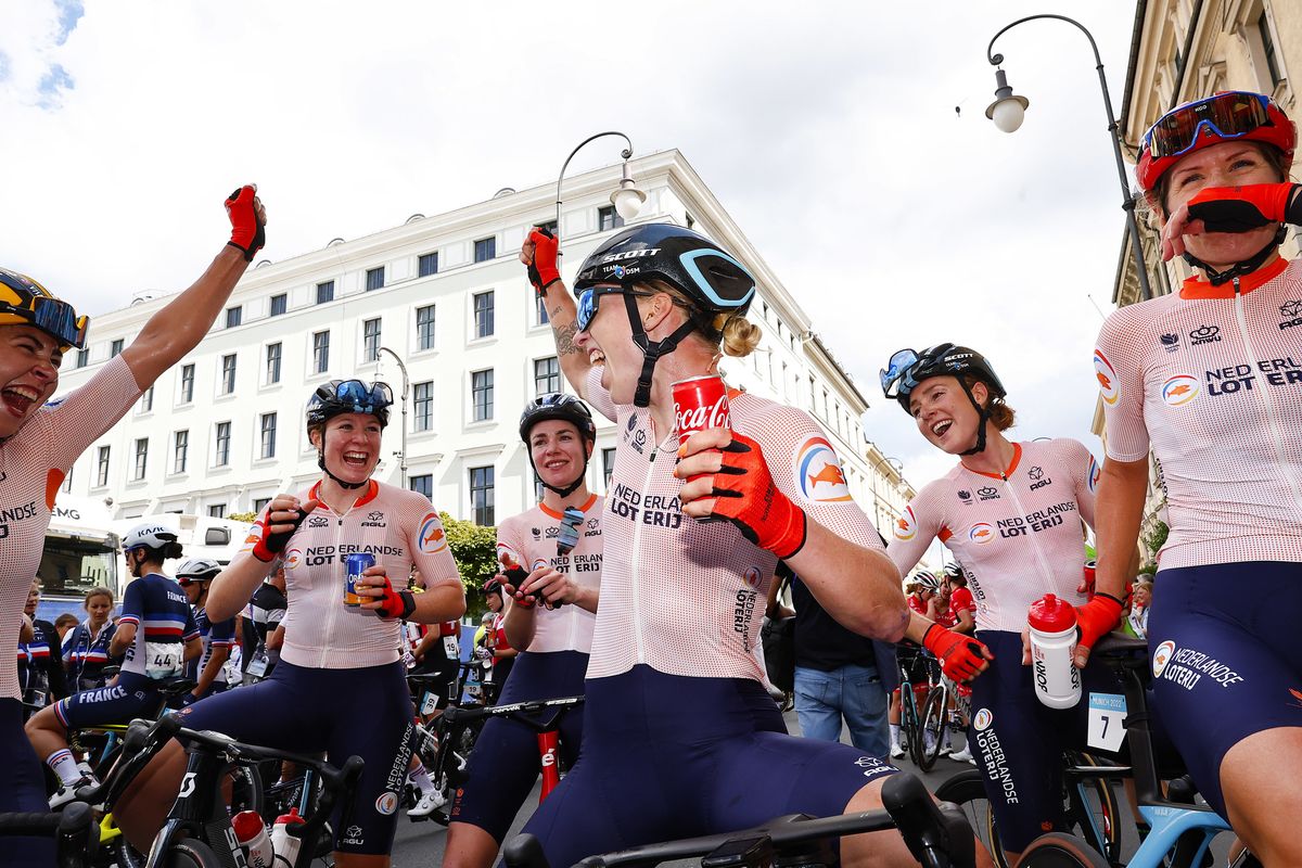 European Championships Munich 2022 - 2022 UEC Road Elite European Championships - Women's Road Race - 21/08/2022 - Lorena Wiebes (NED) - photo Luca Bettini/UEC/SprintCyclingAgency&Acirc;&copy;2022