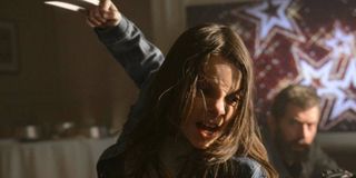 Dafne Keen as Laura/X-23 in Logan (2017)