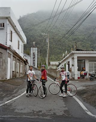 Cyclists on Minzhi Road