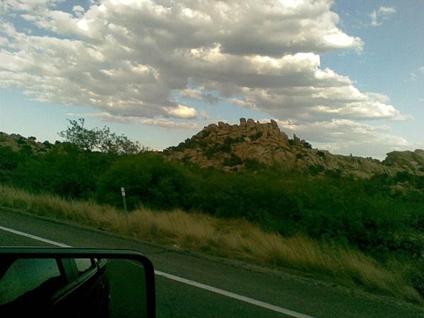 View from Bob's 'Big Red Truck'