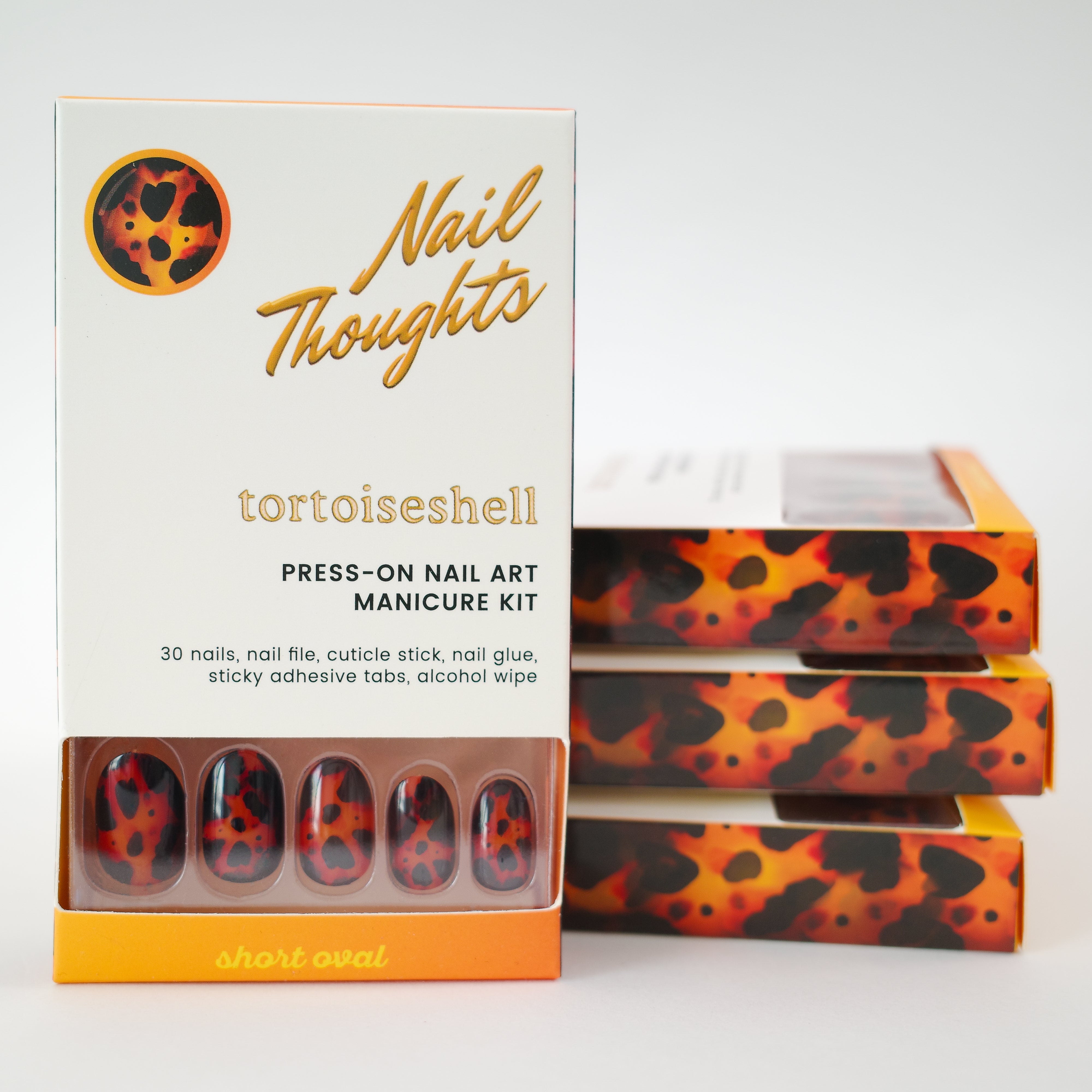 Premium Tortoise Shell Press on Nails