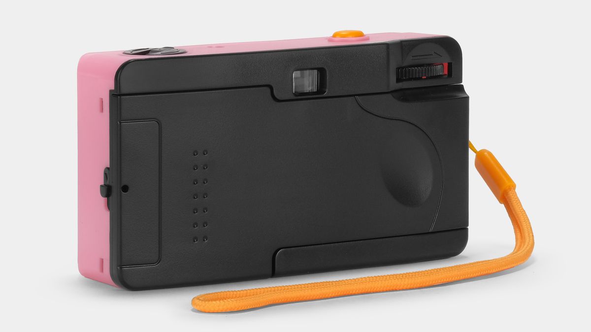 Malibu Barbie FC-11 35mm Film Camera on a studio white background