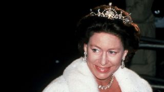 Princess Margaret wearing the Lotus Flower tiara in 1990