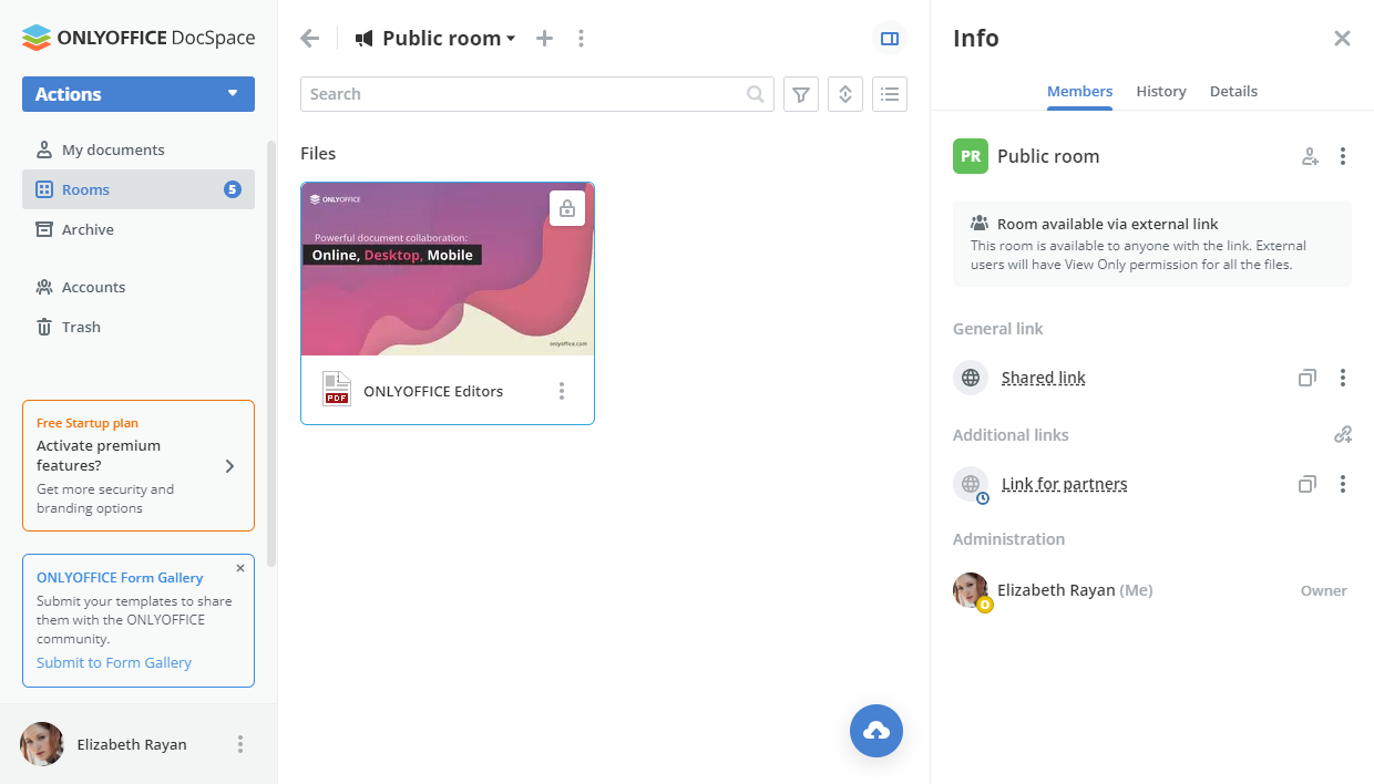 ONLYOFFICE DocSpace 2.0