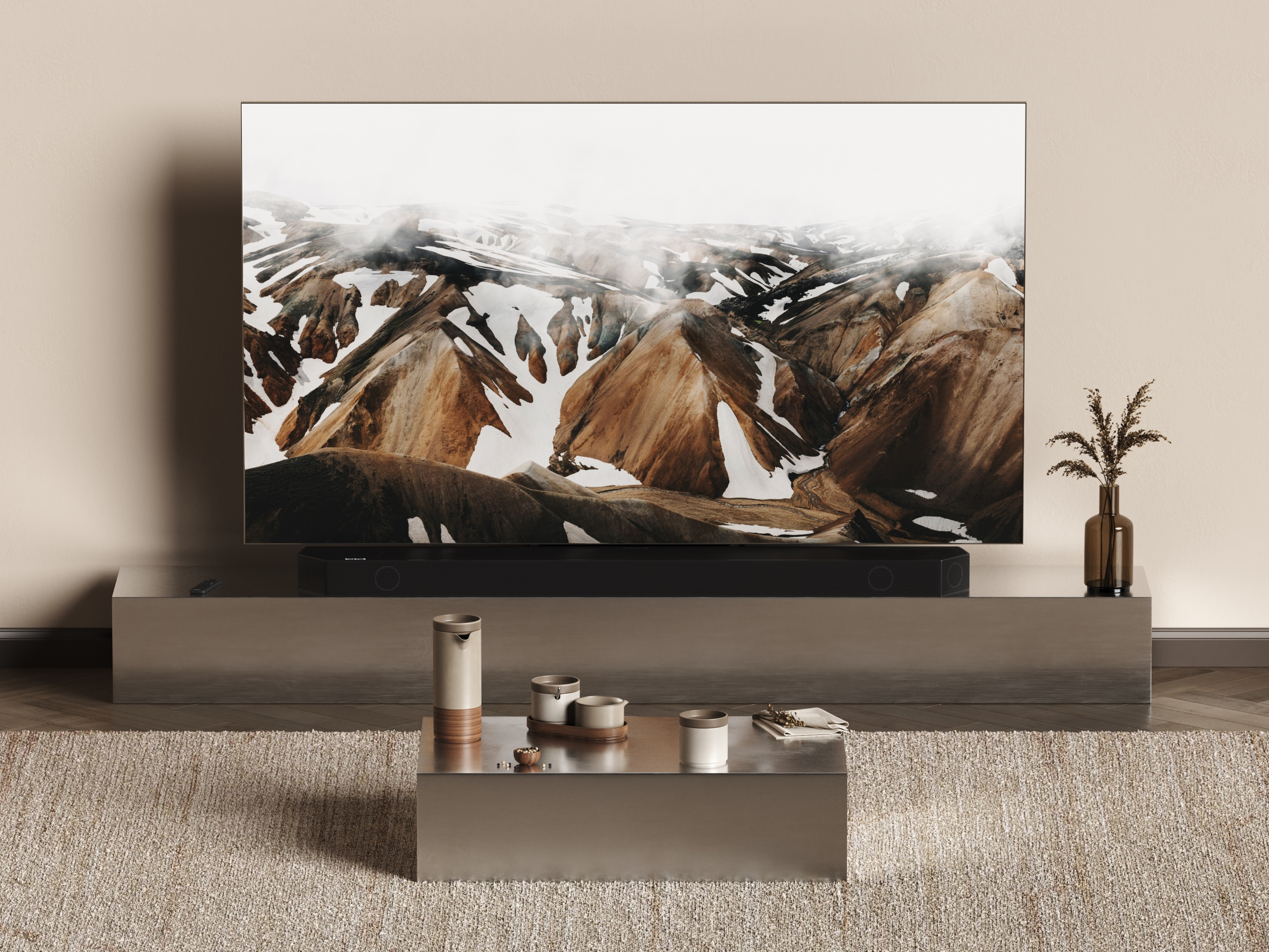 M-2000 TV bench by Mortar