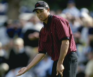Tiger Woods at the 1999 Los Angeles Open at Riviera Country Club