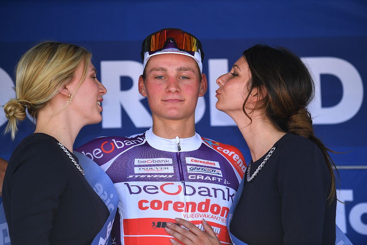 Mathieu van der Poel (Beobank-Corendon) winner of stage 2 in the Belgium Tour