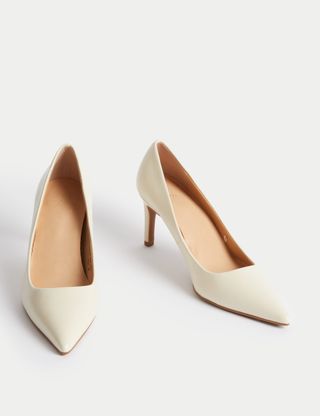 Stiletto Heel Pointed Court Shoes