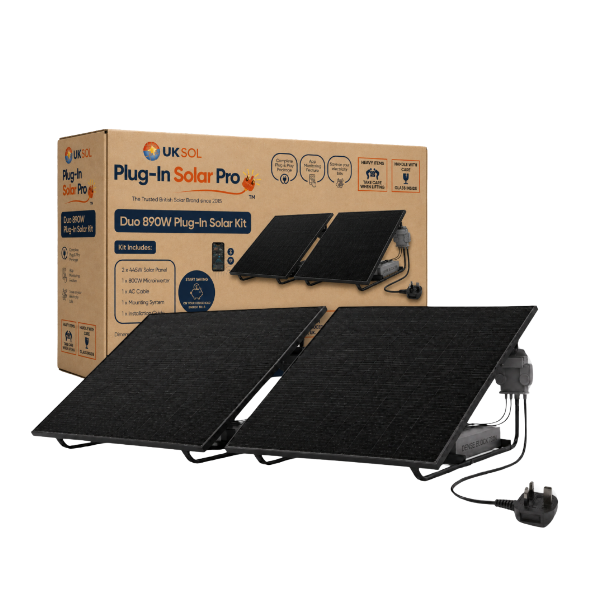 UKSOL, Plug-In Solar Pro Duo 890W