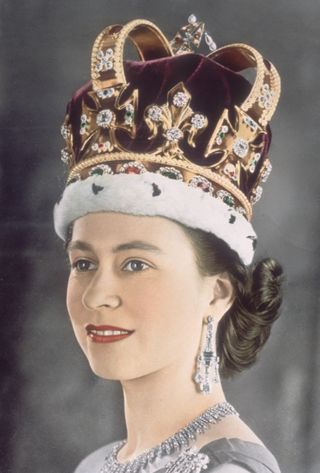 St. Edward’s Crown on Queen Elizabeth II