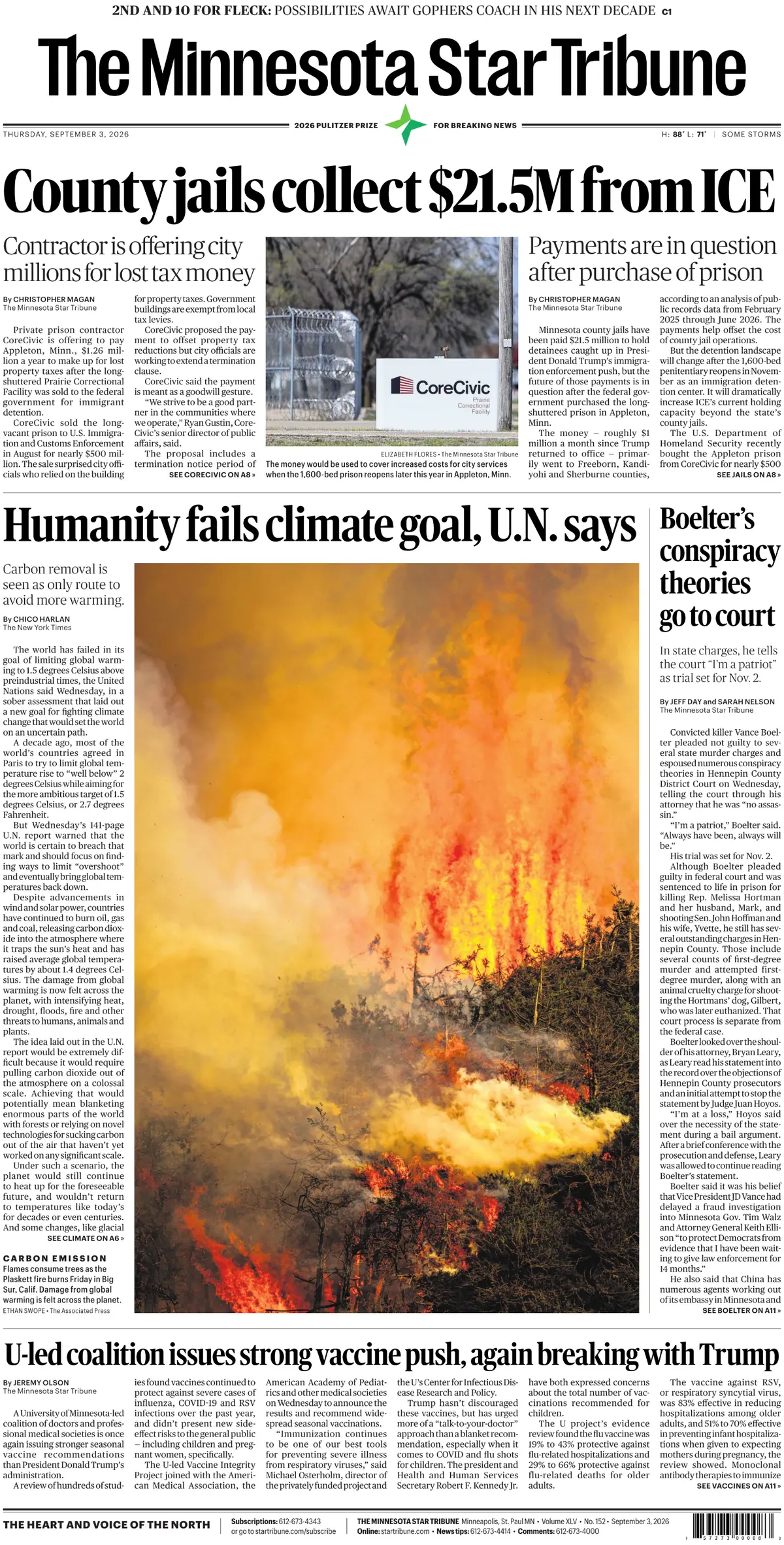 The Minnesota Star Tribune