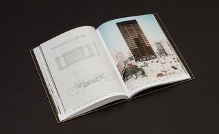 Building designs and illustrations on book pages