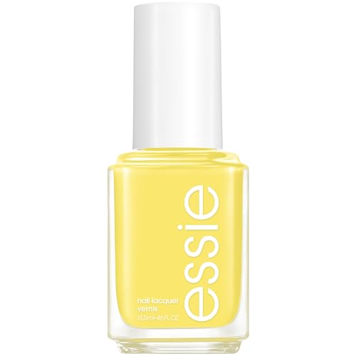 Essie Nail Polish, Salon-Quality Yellow Nail Polish, Riviera Rush, Vegan, Limon Cielo, 0.46 Fl Oz