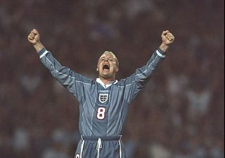 Gazza charts the highs and lows of Paul Gascoigne's life and career from 1988 to 1998
