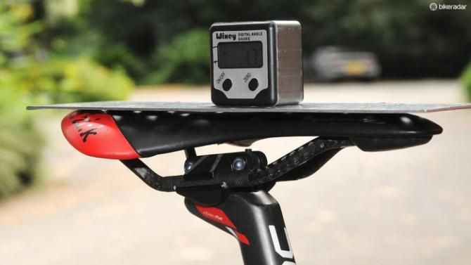 Top mechanics even keep notes of every rider's preferred saddle angle