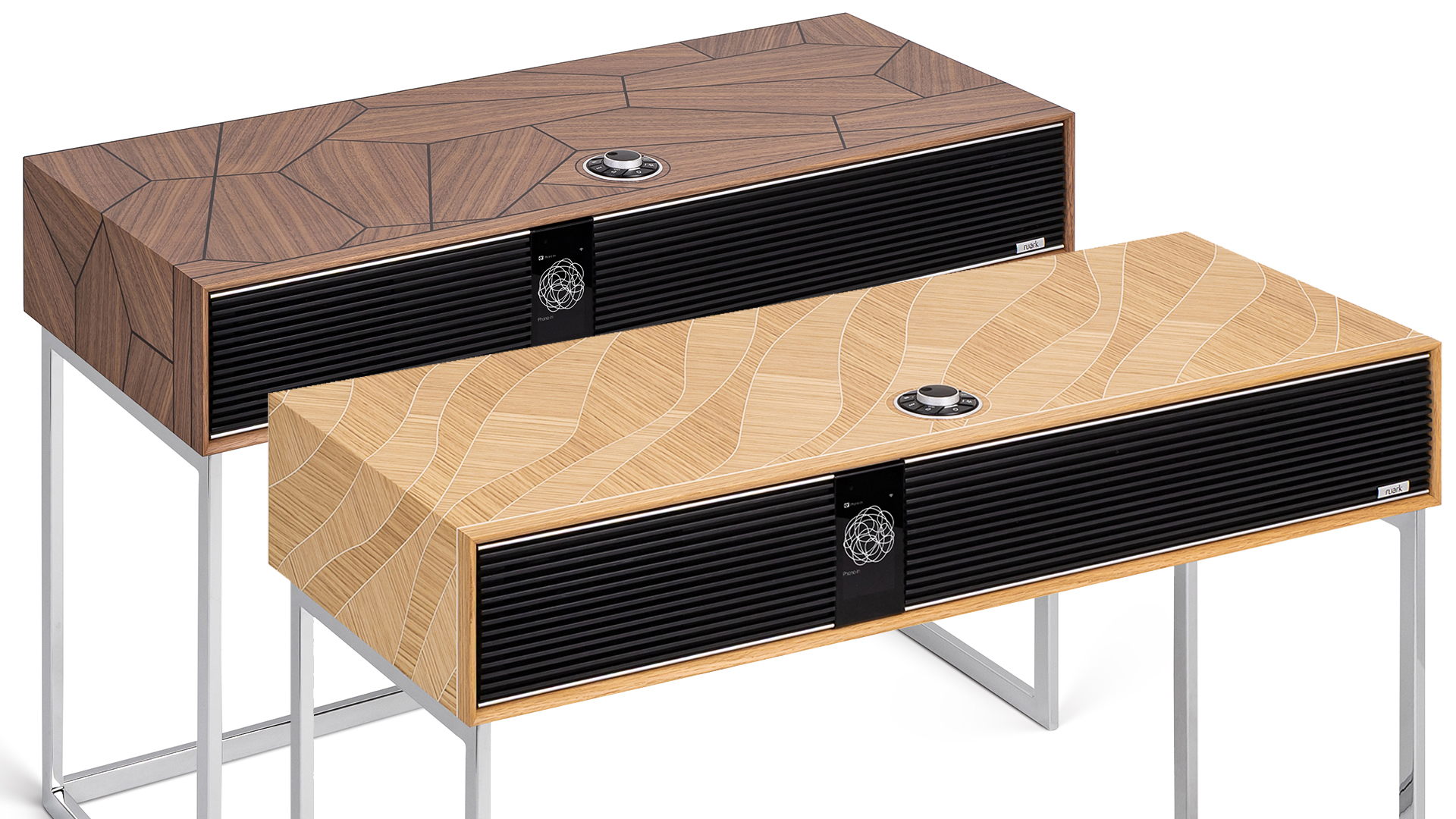 The Ruark R810 MiE in two finishes