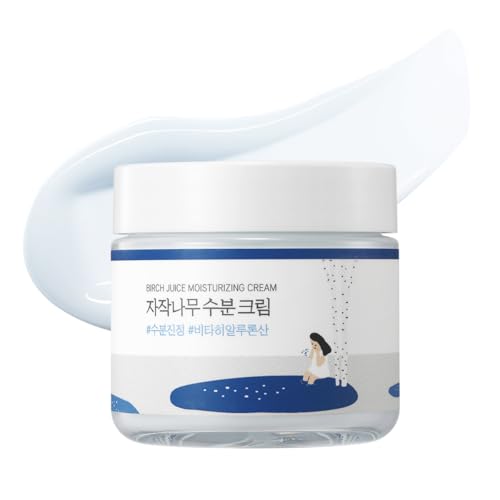 Round Lab Birch Juice Moisturizing Cream 2.7 Fl Oz, 48-Hour Deep Hydrating Face Moisturizer With Birch Sap 
Vita Hyaluronic Acid for Acne-Prone Skin, Reduces Sebum, Oil, Blackheads, Korean Skin Care