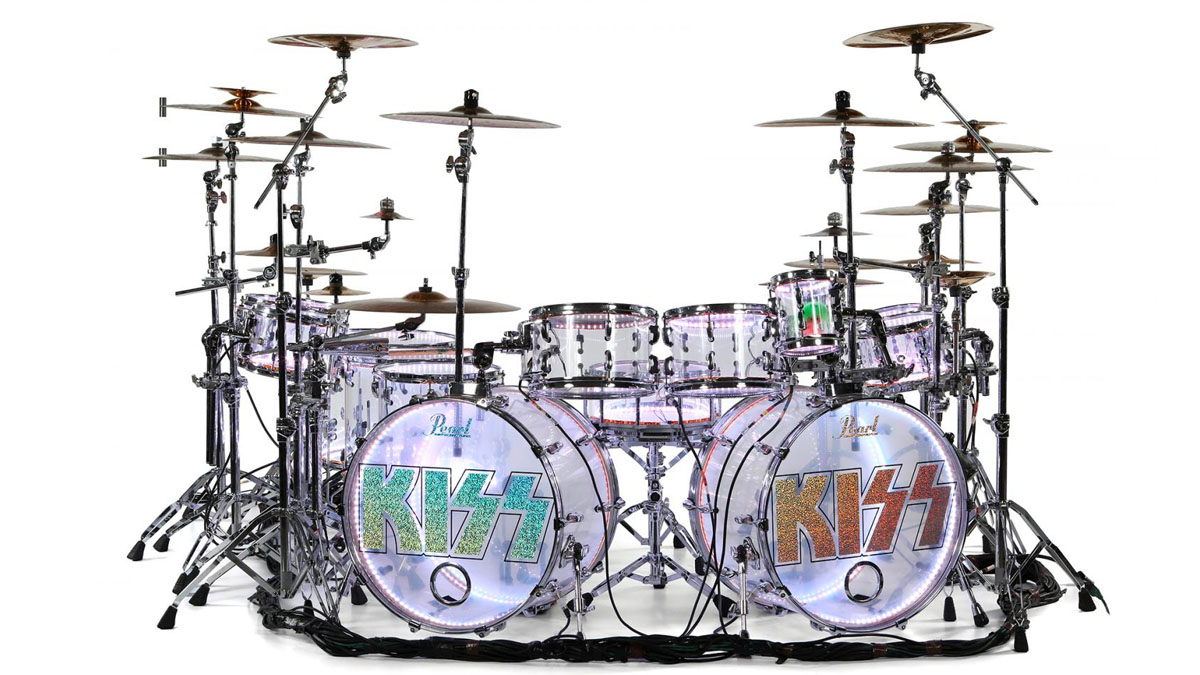 Eric Singer LED drum kit auction