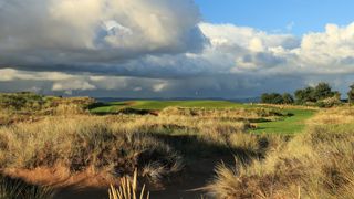 The 15th hole at Royal Liverpool