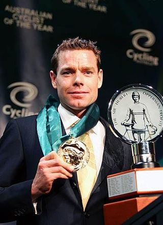 Cyclist of the year Cadel Evans