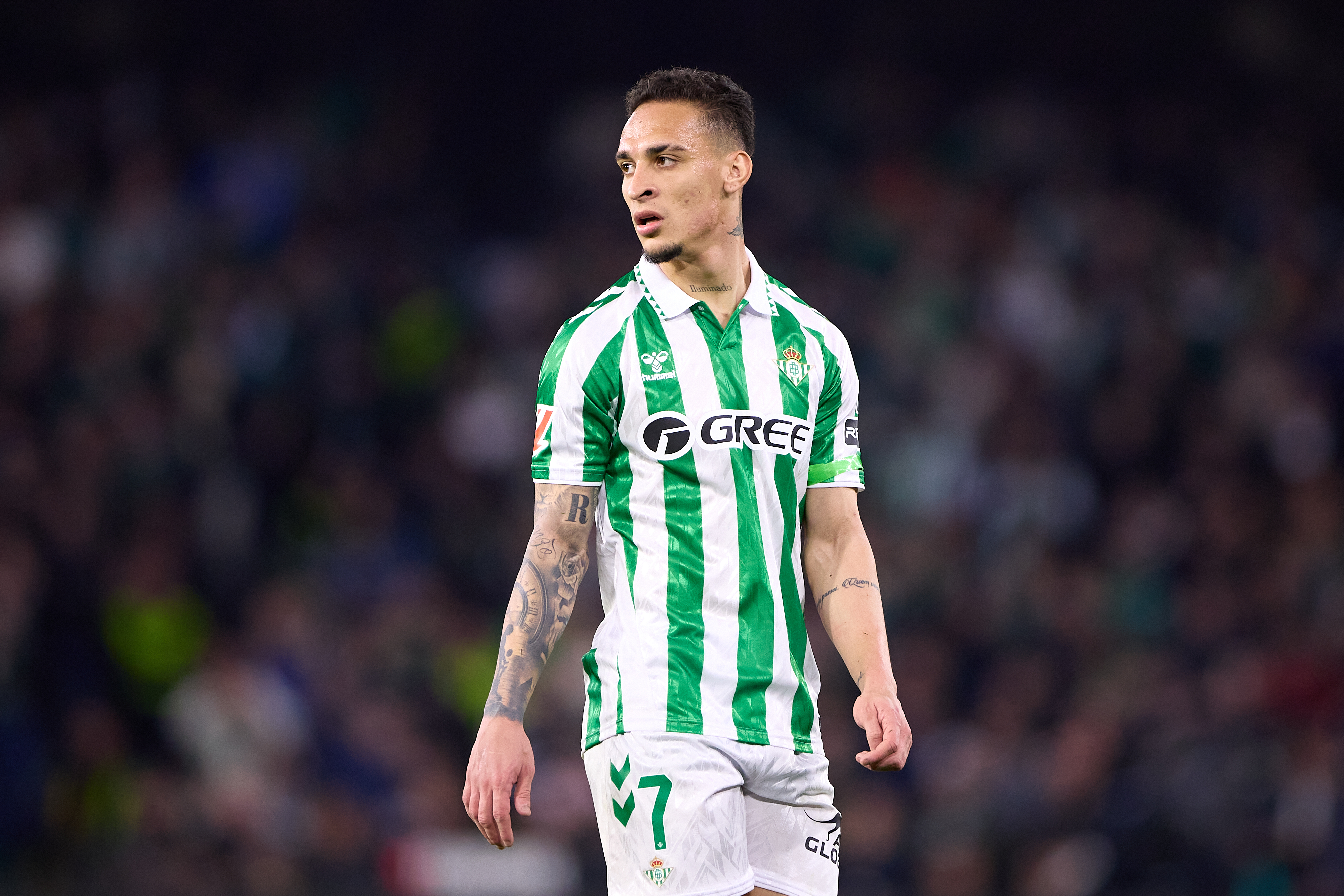 Antony scored his first goal for Betis against Celta Vigo recently