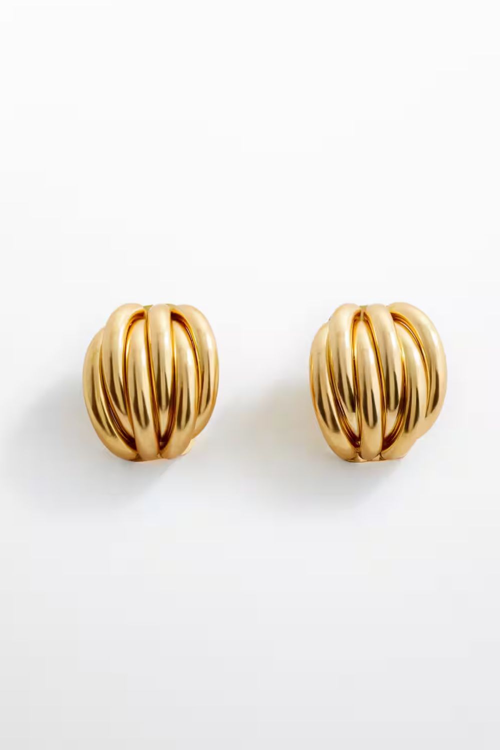 Mango gold earrings