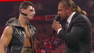 Cody Rhodes and Triple H in WWE