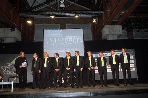 The team is presented
